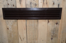 Air grille, ventilation grid, plastic-brown