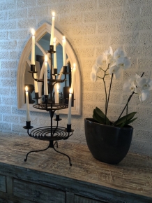 Candle stand - etagere 3 layers, wrought iron, beautiful design!