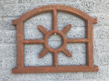 Cast iron barn window, barn window, Oak small.