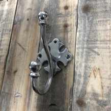 Aluminum hook, coat hook, elegant in antique design