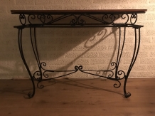 Antiker Beistelltisch, dekorativer Tisch, braun