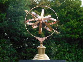 Armillarium Celestial Globe – 50 cm – Aluminium – Brass & Copper Colour