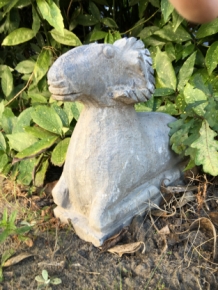 Statue of an indonesian full stone Ram, stone beaten handicrafts!!