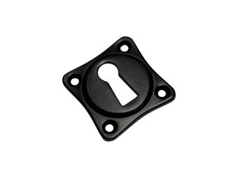 BB-Rosette für Schlösser – schwarze Eisenplatte für Zimmerschlösser