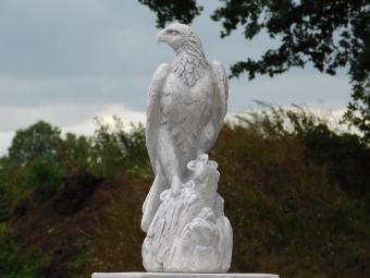 Tuinbeeld Adelaar - 50 cm - Stenen Dierenbeeld 