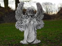 Beeld Engel, waardig beeld - 55 cm - Steen