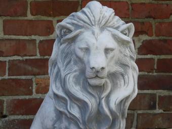 Beeld Leeuw - 60 cm - Massief Steen