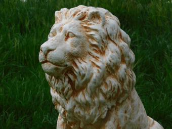 Statue Löwe XL - 67 cm - Polystone