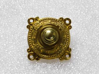 Doorbell - 5 x 5 cm - Polished Brass