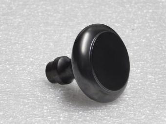 Solid Door Knob - Dark Patinated Brass