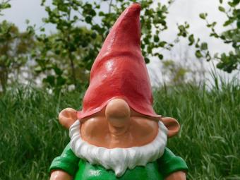 Zwerg Grün - 52 cm - Polystone