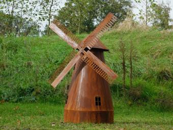 Classic Windmill XL - 110 cm - Metal - Rust-look