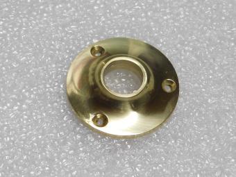 Round Door Handle Rosette – Ø 5 cm – Brass