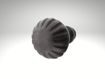 Feste Türknauf Lyon - Gusseisen verzinkt