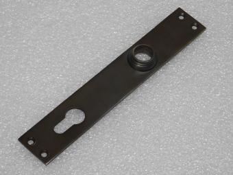 Long Door Plate - PC 92 - Dark Patinated Brass