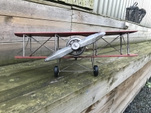 Metal scale model of an aircraft from WW2, a Luftwaffe scale model