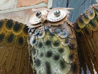 Sculpture Owl XL - Wall decoration - Metal