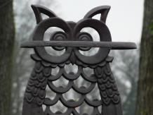 Parapluhouder Uil - Bruin - Gietijzer 
