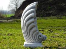 Statue Muschel - 40 cm - Stein