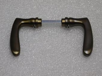 Türgriff-Set Nosta – Dunkel patiniertes Messing