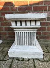 Pedestal - Column - 42 cm - Square - Stone