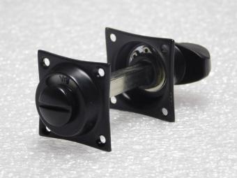 Toilet Lock – Vrij / Bezet – 37 x 37 mm – Matte Black