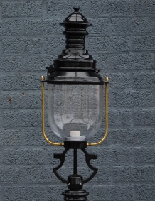 Laterne ''Unique'' - Außenlampe, vertikale Laterne - schwarz