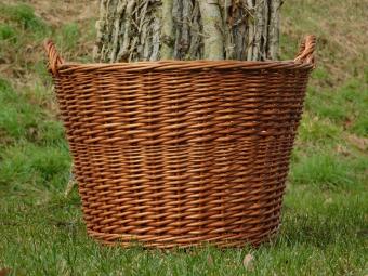Vintage Weidenkorb – groß – Rattan