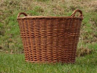 Vintage Weidenkorb – groß – Rattan