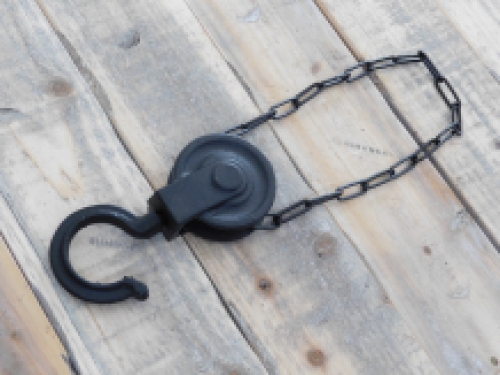 Decorative winch, flower pot holder, hook with style, suspension like antique