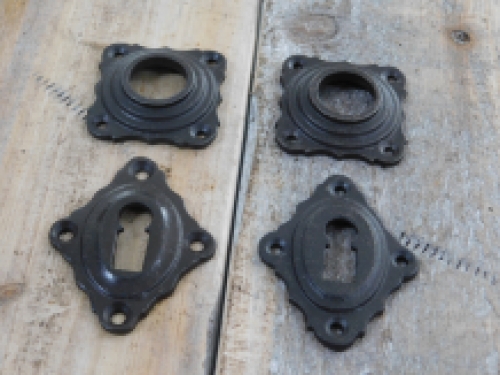 Set of door hardware BB - for internal doors - antique iron dark brown