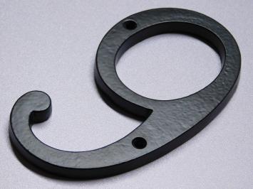 House number 9 - Extra Large - Black