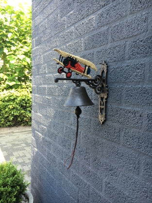 Türklingel ''Flugzeug'' - Gusseisen