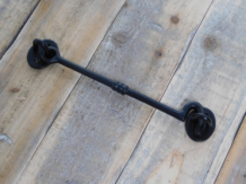 Cabin hook - door hook - wrought iron - black-19.5 cm