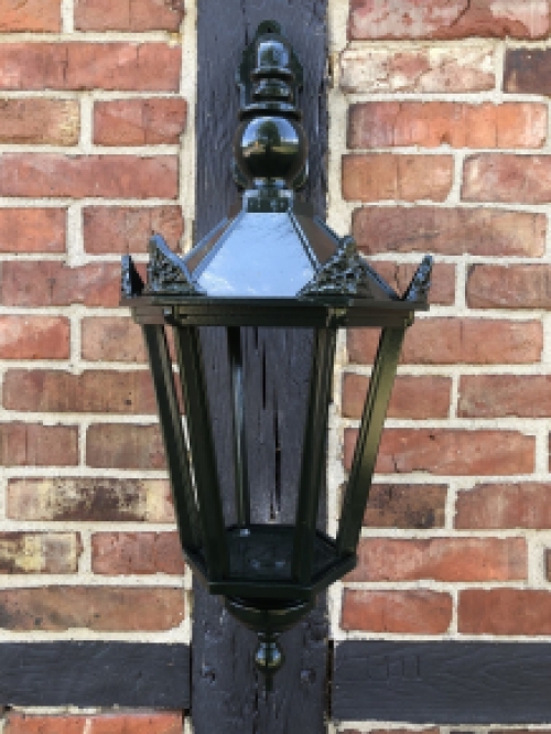 Outdoor lamp Shop - green - ceramic fitting and glass