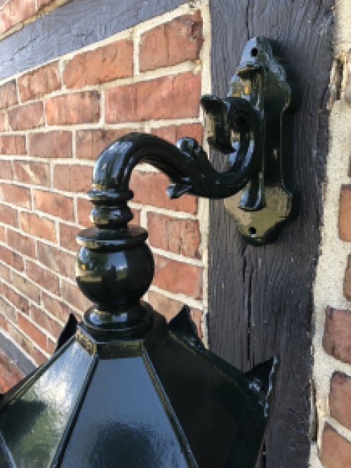 Outdoor lamp Shop - green - ceramic fitting and glass