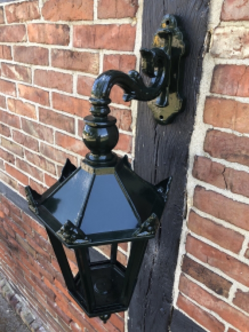 Outdoor lamp Shop - green - ceramic fitting and glass