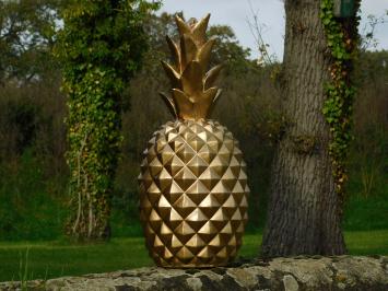 Decoratieve Ananas XL - Polystone - Goudkleurig