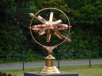 Armillarium Celestial Globe – 50 cm – Aluminium – Brass & Copper Colour