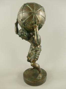 Atlas Statue - 42 cm - Polystone - Decorative Statue