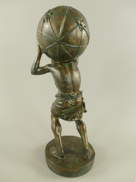 Atlas Statue - 42 cm - Polystone - Decorative Statue