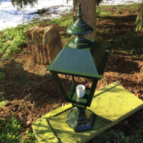 Lampen vijversysteem buitenlamp tuin nostalgie-lamp buitenverlichting - H.63cm