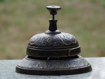 Elegante Tischklingel – Ø 11 cm – Gusseisen - Hotelklingel