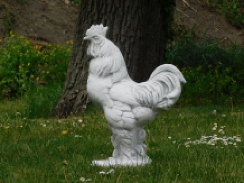 Statue Rooster - solid stone