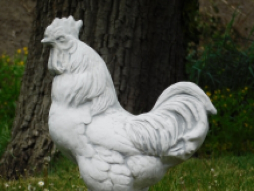 Statue Rooster - solid stone