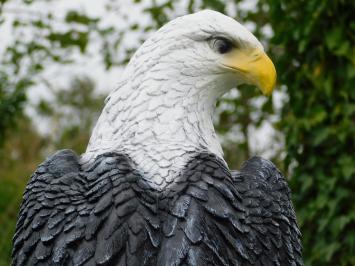 Adler auf Stiel Skulptur XL - 102 cm - Polystone