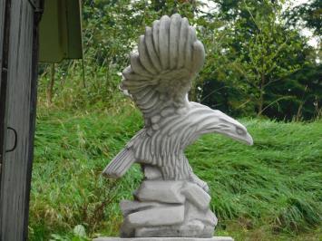 Adler mit ausgebreiteten Flügeln – 80 cm – Stein