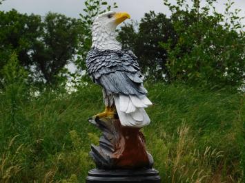 Eagle XL – 65 cm – Black and White – Polystone