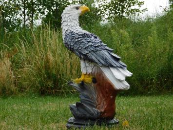Eagle XL – 65 cm – Black and White – Polystone