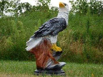 Eagle XL – 65 cm – Black and White – Polystone